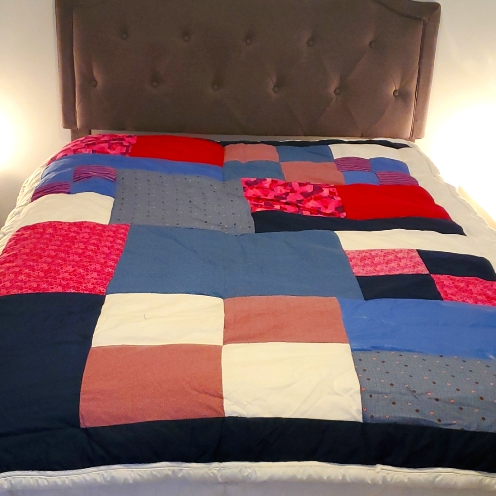 Handmade Quilt  - "Cotton Candy"